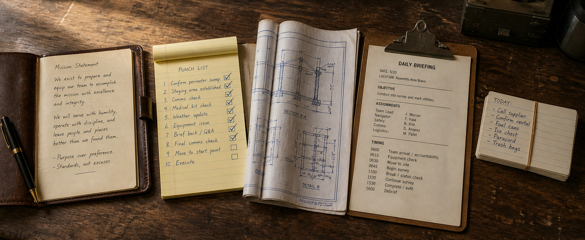 The Composer's Work: Specification, Planning, Delegation
